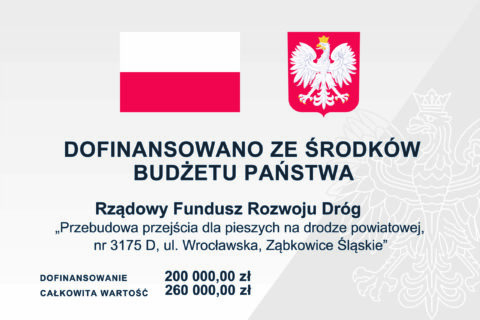 tablica_Przejście ul. Wrocławska 260 tys.