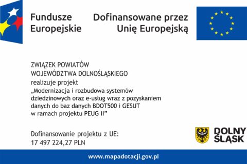 „Modernizacja i rozbudowa systemów dziedzinowych oraz e-usług wraz z pozyskaniem danych do baz danych BDOT500 i GESUT w ramach projektu PEUG II”