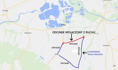 ‼️📢UWAGA – WPROWADZENIE ZATWIERDZONEJ TYMCZASOWEJ ORGANIZACJI RUCHU‼️📢