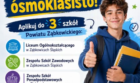 Drogi ósmoklasisto z Powiatu Ząbkowickiego!