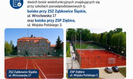 Powiat Ząbkowicki ogłosił przetarg na realizację zadania: Modernizacja boisk wielofunkcyjnych Powiatu Ząbkowickiego